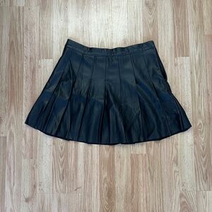 Leather skirt